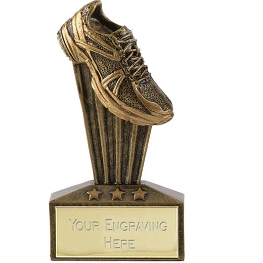 Micro Trophy Running Shoe Award 7.5cm (3")