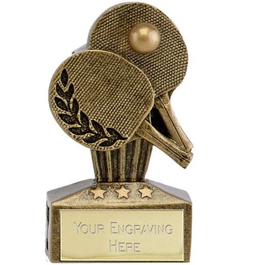 Micro Trophy Table Tennis Award 7.5cm (3")