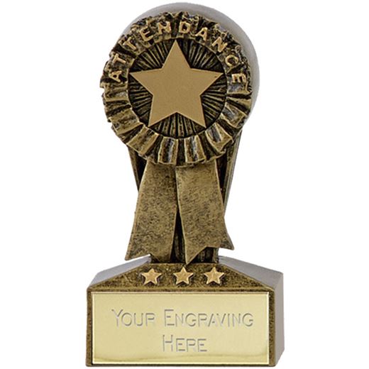 Micro Trophy Attendance Award 7.5cm (3")