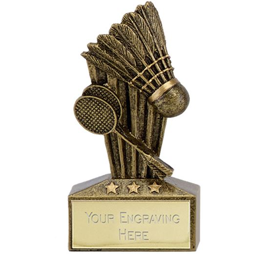 Micro Trophy Badminton Award 7.5cm (3")
