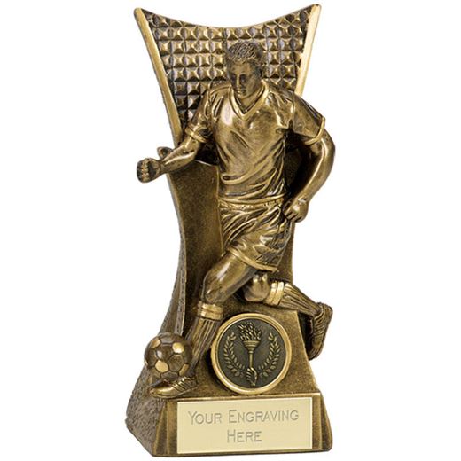 Action Football Antique Gold Conqueror Award 14cm (5.5")