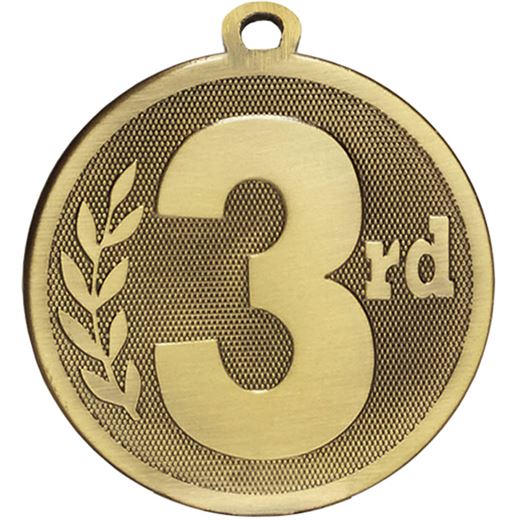 Bronze Galaxy 3rd Place Medal 45mm (1.75")