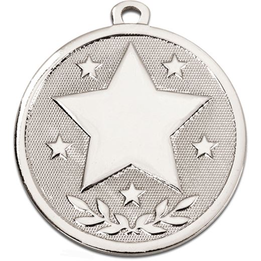 Silver Galaxy Stars Medal 45mm (1.75")