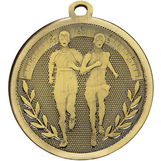Bronze Galaxy Running Medal 45mm (1.75")