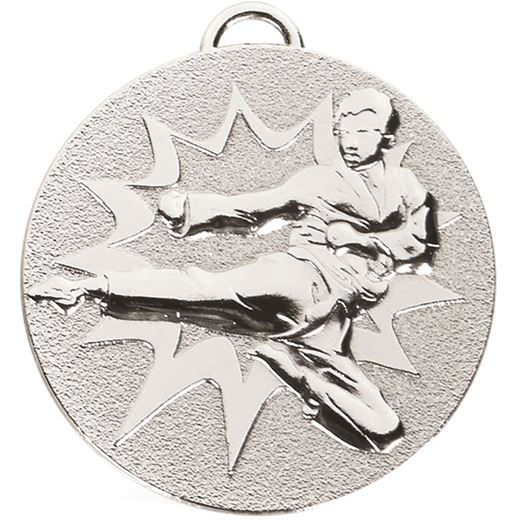 Silver Target Karate Medal 50mm (2")