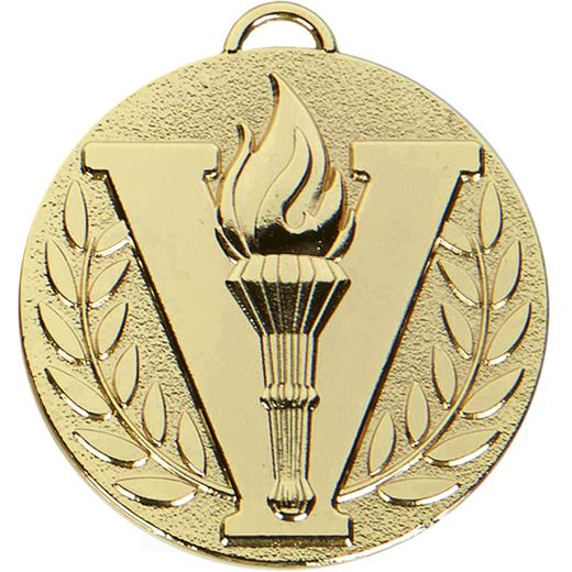 Gold Target Victory Medal 50mm (2")