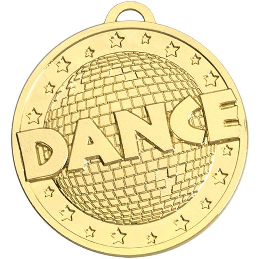 Gold Dance Target Medal 50mm (2")