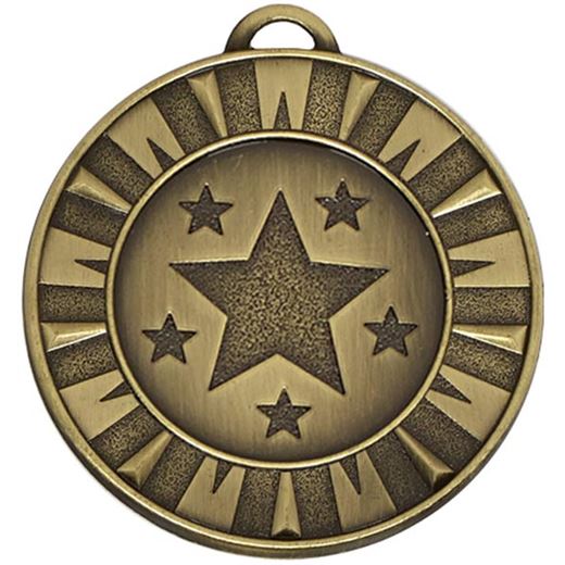 Bronze Flash Target Medal 40mm (1.5")