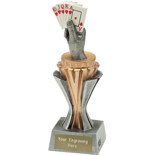 Flexx Cards Trophy Silver and Gold 19cm (7.5")