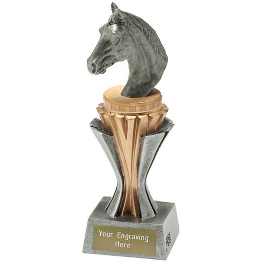 Flexx Horse Trophy Silver and Gold 19cm (7.5")
