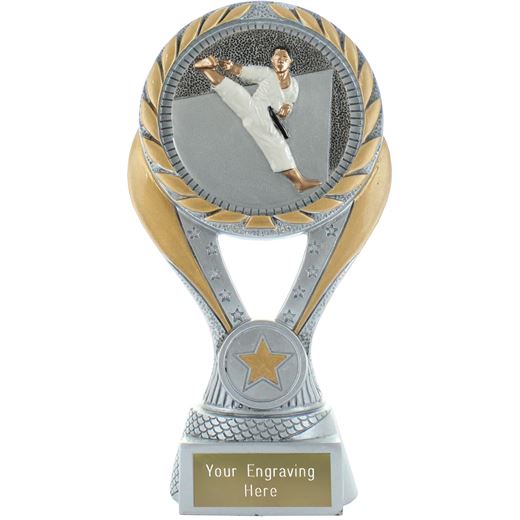 Majestic Curve Karate Trophy 18cm (7")