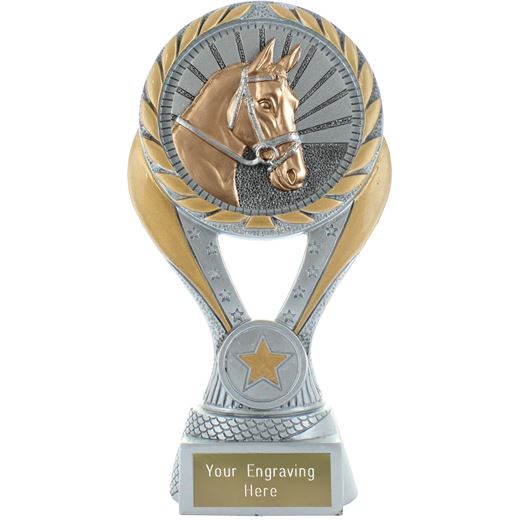 Majestic Curve Equestrian Trophy 18cm (7")
