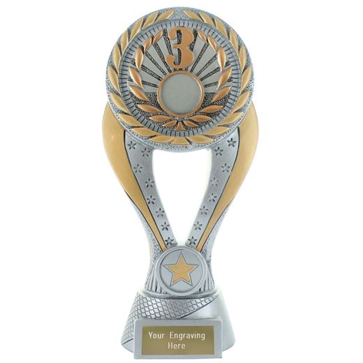 Majestic Curve 3rd Place Trophy 21cm (8.25")