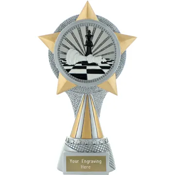 Chess Trophies Euphoria Chess Board Trophy Awards 4 sizes FREE Engraving 