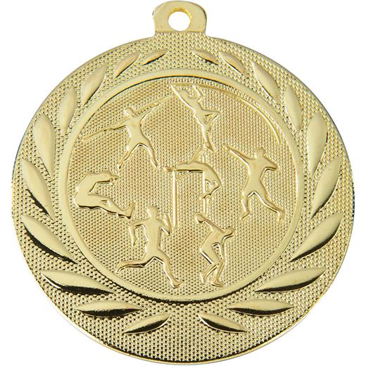 Track & Field Gallant Medal Gold 50mm (2")
