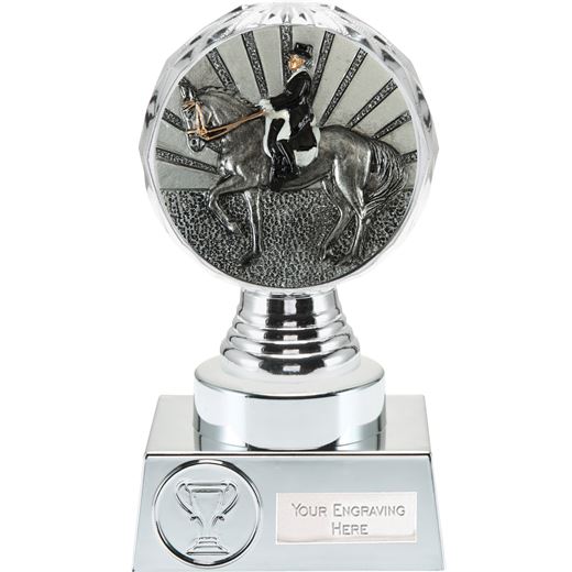 Dressage Trophy Silver Hemisphere 15cm (6")