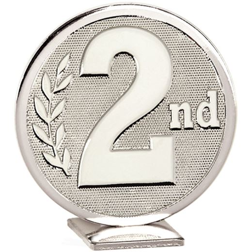 Silver Global 2nd Place Self Standing Award 60mm (2.25")