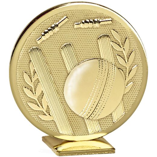 Gold Global Cricket Self Standing Award 60mm (2.25")