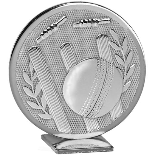 Silver Global Cricket Self Standing Award 60mm (2.25")