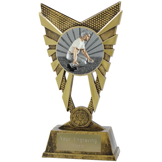 Valiant Bowls Trophy Gold 23cm (9")
