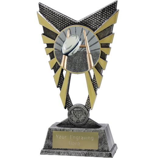 Valiant Rugby Trophy Silver 23cm (9")