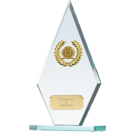 Pointer Jade Glass Award 19cm (7.5")