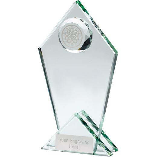 Vertex Darts Glass Trophy 17cm (6.75")
