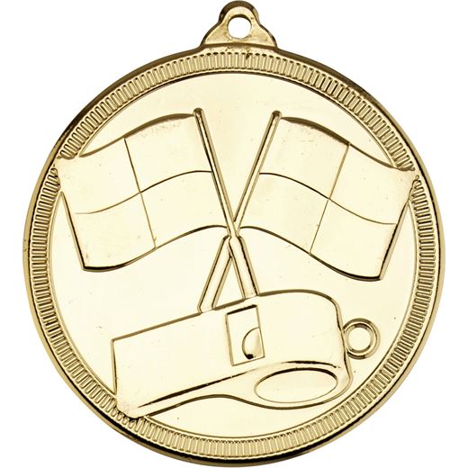 Referee & Official Sport Medal Gold 50mm (2")