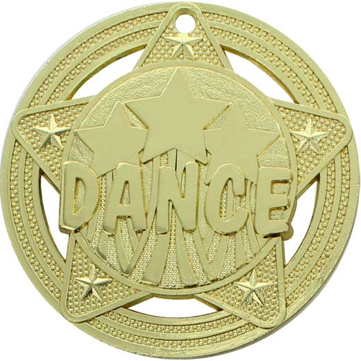 Dance Medal by Infinity Stars Gold 50mm (2")