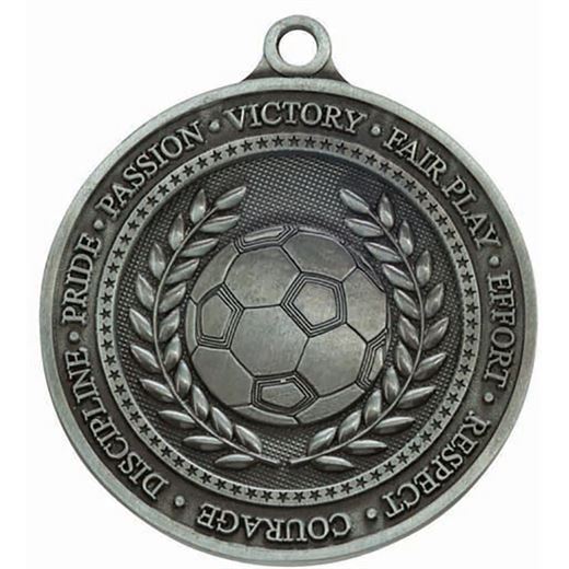 Olympia Football Silver Medal 60mm (2.25")