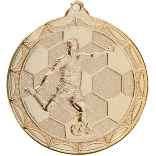 Impulse Football Medal Gold 50mm (2")