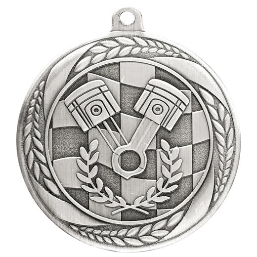Typhoon Motorsport Medal Silver 55mm (2.25")