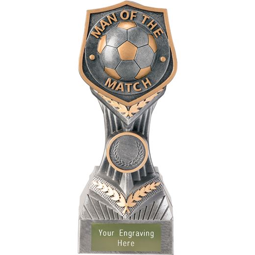Football Man of the Match Falcon Trophy 19cm (7.5")