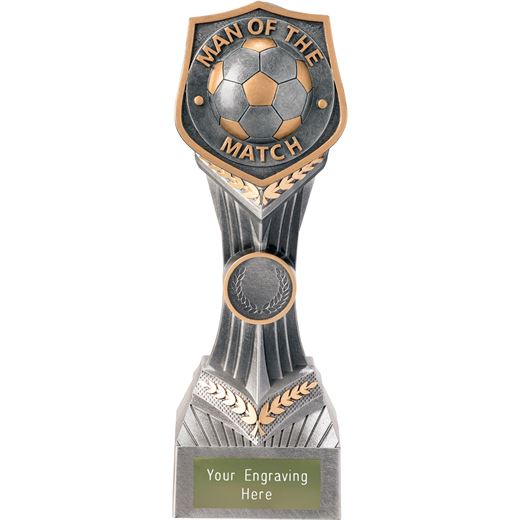 Football Man of the Match Falcon Trophy 22cm (8.75")