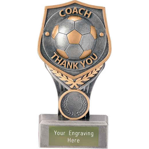 Football Coach - Thank You Falcon Trophy 15cm (6")