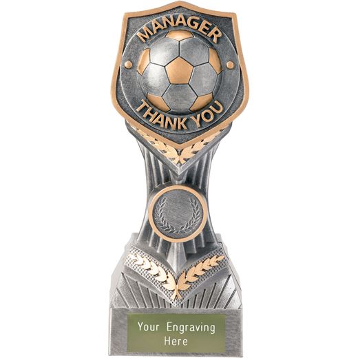 Football Manager Thank You Falcon Trophy 19cm (7.5")