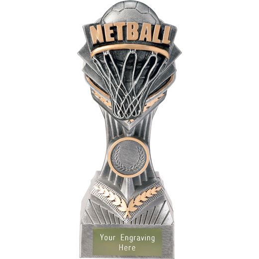 Netball Falcon Trophy 19cm (7.5")