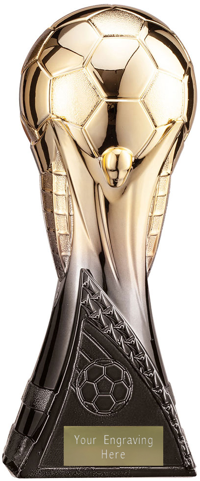 PLAYERS PLAYER FOOTBALL GOLD TROPHY AWARD 22CM **FREE ENGRAVING** 