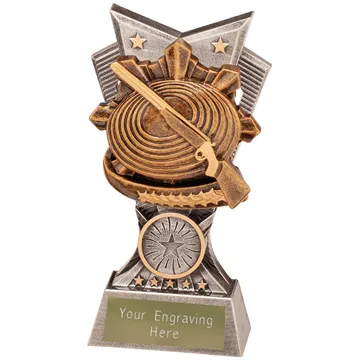 SHOOTING CLAY PIGEON TROPHY FREE ENGRAVING 2 SIZES RM127B 