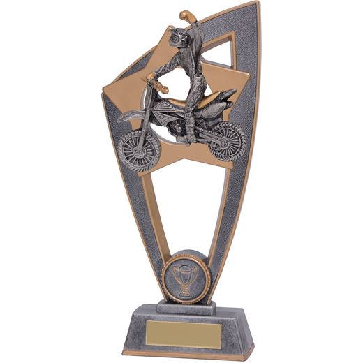 Motocross Star Blast Trophy 23cm (9")