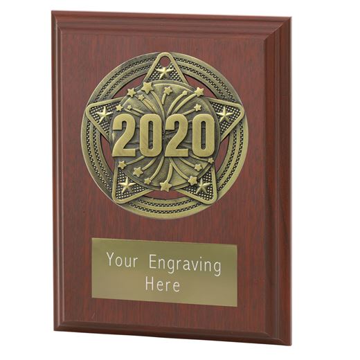 2020 Plaque Award by Infinity Stars 10cm (4")