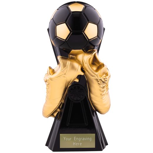 Gravity Football Trophy Black & Gold 26cm (10.25")