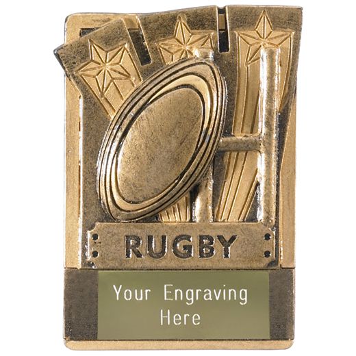 Rugby Fridge Magnet Award 8cm (3.25")
