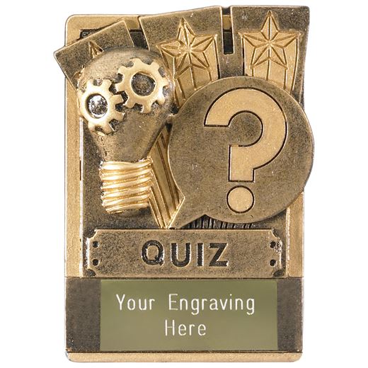 Quiz Fridge Magnet Award 8cm (3.25")