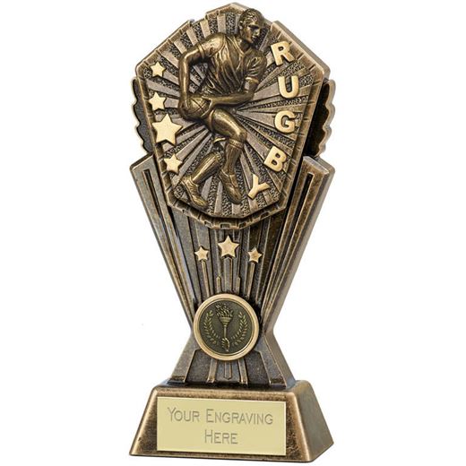 Cosmos Male Rugby Trophy 17.5cm (7")