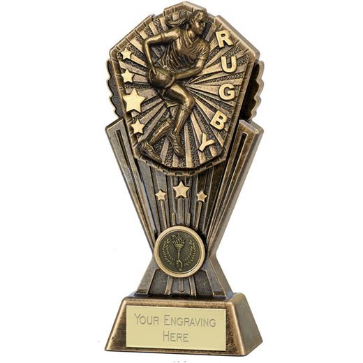 Cosmos Female Rugby Trophy 20cm (8")