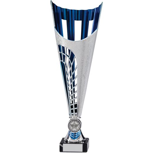 Garrison Trophy Cup Silver & Blue Series 30.5cm (12")