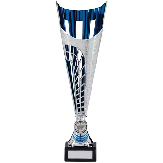 Garrison Trophy Cup Silver & Blue Series 32.5cm (13")
