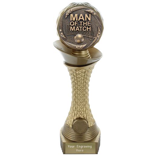 Orbit Tower Man Of The Match Trophy Gold & Bronze 27.5cm (10.75")