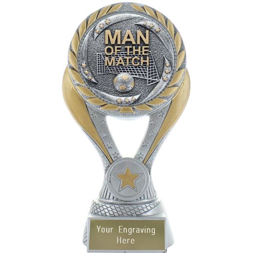 Cosmic Curve Man Of The Match Trophy 18cm (7")